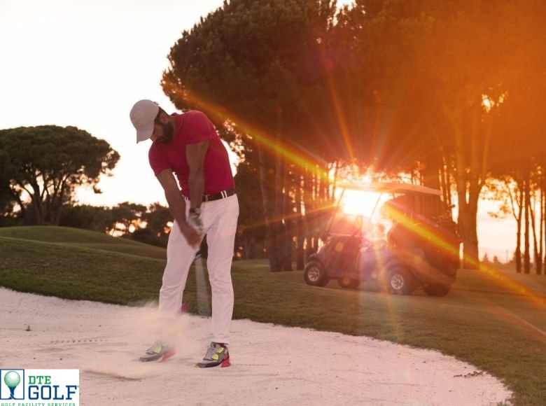 Golf course bunker