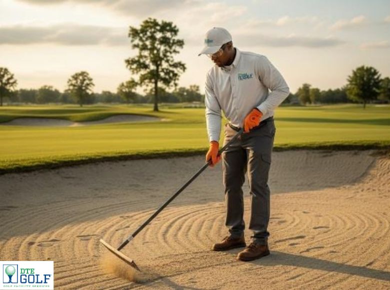 golf bunker rake