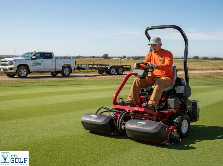 golf course green mower